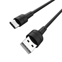 Заредете изображение във визуализатора на галерията – Borofone Cable BX30 Silicone - USB to Type C - 3A 1 metre black
