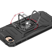 Заредете изображение във визуализатора на галерията – Wozinsky Ring Armor Case Kickstand Tough Rugged Cover for iPhone SE 2022 / SE 2020 / iPhone 8 / iPhone 7 black - TopMag

