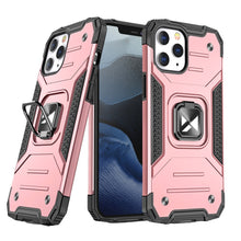 Заредете изображение във визуализатора на галерията – Wozinsky Ring Armor Case Kickstand Tough Rugged Cover for iPhone 12 Pro Max pink - TopMag
