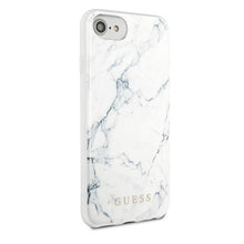 Заредете изображение във визуализатора на галерията – Guess GUHCI8PCUMAWH iPhone 7/8/SE 2020 / SE 2022 biały/white Marble
