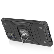 Заредете изображение във визуализатора на галерията – Wozinsky Ring Armor Case Kickstand Tough Rugged Cover for Samsung Galaxy M51 silver - TopMag
