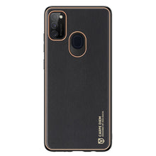Заредете изображение във визуализатора на галерията – Dux Ducis Yolo elegant case made of soft TPU and PU leather for Samsung Galaxy M30s black - TopMag
