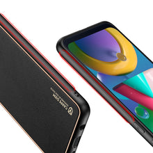 Заредете изображение във визуализатора на галерията – Dux Ducis Yolo elegant case made of soft TPU and PU leather for Samsung Galaxy M30s black - TopMag
