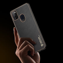 Заредете изображение във визуализатора на галерията – Dux Ducis Yolo elegant case made of soft TPU and PU leather for Samsung Galaxy M30s black - TopMag
