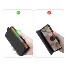 Заредете изображение във визуализатора на галерията – DUX DUCIS Skin X Bookcase type case for Samsung Galaxy A42 5G black - TopMag
