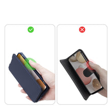 Заредете изображение във визуализатора на галерията – DUX DUCIS Skin X Bookcase type case for Samsung Galaxy A42 5G blue - TopMag
