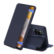 Заредете изображение във визуализатора на галерията – DUX DUCIS Skin X Bookcase type case for Samsung Galaxy A42 5G blue - TopMag
