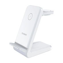 Заредете изображение във визуализатора на галерията – Choetech T608 15W 4in1 induction charging station - white
