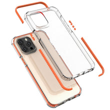 Заредете изображение във визуализатора на галерията – Spring Armor clear TPU gel rugged protective cover with colorful frame for iPhone 12 Pro Max black - TopMag
