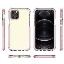 Заредете изображение във визуализатора на галерията – Spring Armor clear TPU gel rugged protective cover with colorful frame for iPhone 12 Pro / iPhone 12 blue - TopMag
