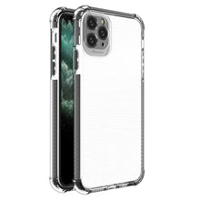 Заредете изображение във визуализатора на галерията – Spring Armor clear TPU gel rugged protective cover with colorful frame for iPhone 11 Pro Max black - TopMag

