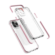 Заредете изображение във визуализатора на галерията – Spring Armor clear TPU gel rugged protective cover with colorful frame for iPhone 11 Pro red - TopMag
