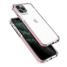 Заредете изображение във визуализатора на галерията – Spring Armor clear TPU gel rugged protective cover with colorful frame for iPhone 11 Pro green - TopMag
