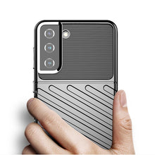 Заредете изображение във визуализатора на галерията – Thunder Case Flexible Tough Rugged Cover TPU Case for Samsung Galaxy S21+ 5G (S21 Plus 5G) blue - TopMag
