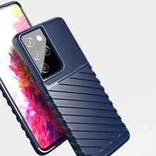 Заредете изображение във визуализатора на галерията – Thunder Case Flexible Tough Rugged Cover TPU Case for Samsung Galaxy S21 Ultra 5G blue - TopMag
