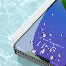 Заредете изображение във визуализатора на галерията – Baseus 2x 0,3 mm Eye Protection Full Coverage Green Tempered Glass Film with Anti Blue Light Filter for iPhone 12 Pro Max (SGAPIPH67N-LP02) - TopMag
