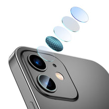 Заредете изображение във визуализатора на галерията – Baseus 2x 0.25 mm 9H tempered glass for rear camera iPhone 12 / iPhone 12 mini transparent (SGAPIPH54N-JT02) - TopMag
