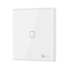Заредете изображение във визуализатора на галерията – Sonoff T2EU1C-RF Three Channel Touch Light Switch Wi-Fi Button 433MHz Wireless RF Remote white (M0802030009) - TopMag
