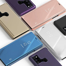 Заредете изображение във визуализатора на галерията – Clear View Case cover for Samsung Galaxy A12 / Galaxy M12 blue - TopMag
