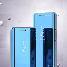Заредете изображение във визуализатора на галерията – Clear View Case cover for Samsung Galaxy A12 / Galaxy M12 blue - TopMag
