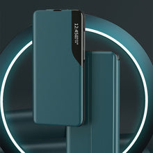 Заредете изображение във визуализатора на галерията – Eco Leather View Case elegant bookcase type case with kickstand for Samsung Galaxy S20 FE 5G black - TopMag
