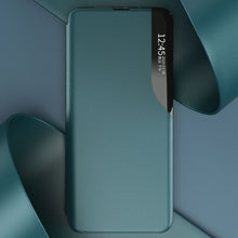 Заредете изображение във визуализатора на галерията – Eco Leather View Case elegant bookcase type case with kickstand for Samsung Galaxy A02s EU orange - TopMag
