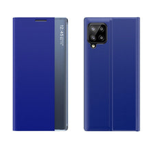Заредете изображение във визуализатора на галерията – New Sleep Case Bookcase Type Case with kickstand function for Samsung Galaxy A12 / Galaxy M12 blue - TopMag
