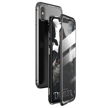 Заредете изображение във визуализатора на галерията – Wozinsky Full Magnetic Case Full Body Front and Back Cover with built-in glass for iPhone 12 Pro Max black-transparent - TopMag
