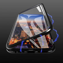Заредете изображение във визуализатора на галерията – Wozinsky Full Magnetic Case Full Body Front and Back Cover with built-in glass for iPhone 12 Pro Max black-transparent - TopMag
