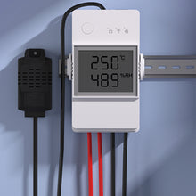 Заредете изображение във визуализатора на галерията – Sonoff TH Elite Wi-Fi relay with humidity and temperature measurement function 16A RJ9 4P4C white (THR316D)
