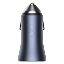 Заредете изображение във визуализатора на галерията – Baseus Golden Contactor Pro quick car charger USB Type C / USB 40 W Power Delivery 3.0 Quick Charge 4+ SCP FCP AFC gray (CCJD-0G) - TopMag
