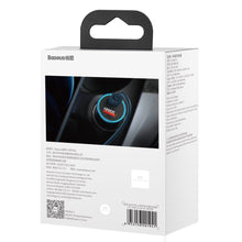 Заредете изображение във визуализатора на галерията – Baseus Golden Contactor Pro Fast USB Car Charger Type C / USB 40 W Power Delivery 3.0 Quick Charge 4+ SCP FCP AFC blue (CCJD-03) - TopMag
