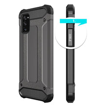 Заредете изображение във визуализатора на галерията – Hybrid Armor Case Tough Rugged Cover for Samsung Galaxy A02s EU golden - TopMag
