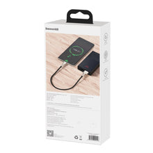 Заредете изображение във визуализатора на галерията – Baseus Cafule Series Metal Data USB - USB Typ C 40 W cable (10 V / 4 A) SCP (Huawei SuperCharge Protocol) 0,25 m silver (CATJK-01) - TopMag
