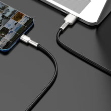 Заредете изображение във визуализатора на галерията – Baseus Cafule Series Metal Data USB - USB Typ C 40 W cable (10 V / 4 A) SCP (Huawei SuperCharge Protocol) 0,25 m silver (CATJK-01) - TopMag

