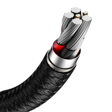 Заредете изображение във визуализатора на галерията – Baseus Cafule Series Metal Data USB - USB Typ C 40 W cable (10 V / 4 A) SCP (Huawei SuperCharge Protocol) 0,25 m silver (CATJK-01) - TopMag
