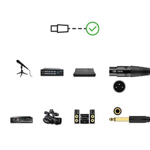 Заредете изображение във визуализатора на галерията – Ugreen audio cable Microphone cable to Mic XLR (female) - 6.35 mm jack (male) 5 m (AV131) - TopMag
