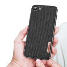 Заредете изображение във визуализатора на галерията – Dux Ducis Fino case covered with nylon material for iPhone SE 2022 / SE 2020 / iPhone 8 / iPhone 7 black - TopMag
