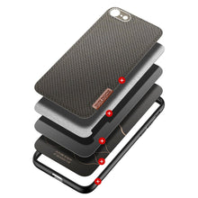 Заредете изображение във визуализатора на галерията – Dux Ducis Fino case covered with nylon material for iPhone SE 2022 / SE 2020 / iPhone 8 / iPhone 7 green - TopMag
