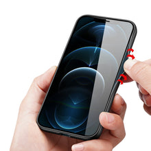 Заредете изображение във визуализатора на галерията – Dux Ducis Fino case covered with nylon material for iPhone 12 Pro Max black - TopMag
