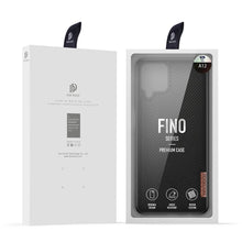 Заредете изображение във визуализатора на галерията – Dux Ducis Fino case covered with nylon material for Samsung Galaxy A12 / Galaxy M12 black - TopMag
