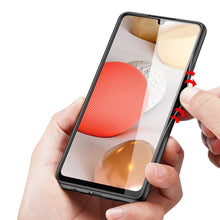 Заредете изображение във визуализатора на галерията – Dux Ducis Fino case covered with nylon material for Samsung Galaxy A42 5G black - TopMag
