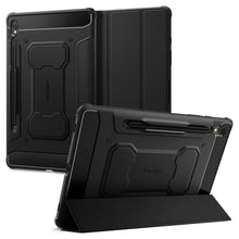 Заредете изображение във визуализатора на галерията – Spigen RUGGED ARMOR "PRO" GALAXY TAB S9 11.0 X710 / X716B BLACK

