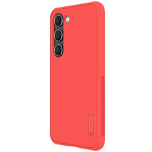 Заредете изображение във визуализатора на галерията – Nillkin Super Frosted Shield Pro case for Samsung Galaxy S23 armored cover + phone stand red
