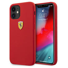 Заредете изображение във визуализатора на галерията – Ferrari FESSIHCP12SRE iPhone 12 mini 5,4" czerwony/red hardcase On Track Silicone - TopMag
