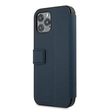 Заредете изображение във визуализатора на галерията – US Polo USFLBKP12MPUGFLNV iPhone 12/12 Pro 6,1" granatowy/navy book Polo Embroidery Collection - TopMag
