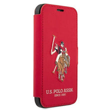 Заредете изображение във визуализатора на галерията – US Polo USFLBKP12SPUGFLRE iPhone 12 mini 5,4" czerwony/red book Polo Embroidery Collection - TopMag
