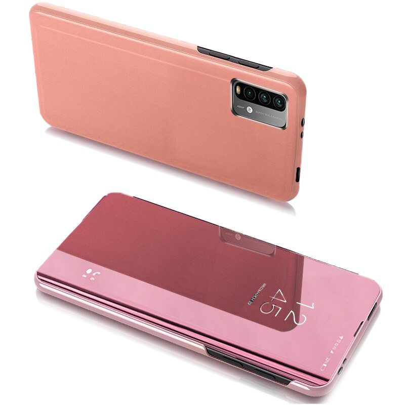 Clear View Case cover for Xiaomi Poco M3 / Xiaomi Redmi 9T pink - TopMag
