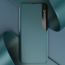 Заредете изображение във визуализатора на галерията – Eco Leather View Case elegant bookcase type case with kickstand for Samsung Galaxy S21+ 5G (S21 Plus 5G) red - TopMag
