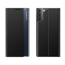 Заредете изображение във визуализатора на галерията – New Sleep Case Bookcase Type Case with kickstand function for Samsung Galaxy S21+ 5G (S21 Plus 5G) black - TopMag
